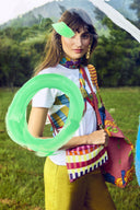 Pochette Seta - Dandelion Green Gold