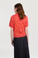 Camicia Polo - Damask Design Orange
