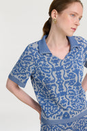 Camicia Polo - Damask Design Sugar