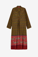 Radha Kaftan - Dragon Tiger Green Gold