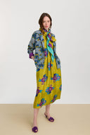 Radha Kaftan - Dandelion Green Gold