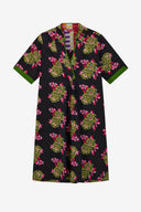 Radha Tunic - Suiko Flower Black