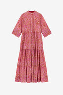 Rambagh Dress - Dragon Cloud Fuxia