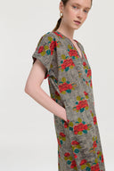Saffron Kaftan - Kanji Black