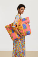 Borsa Shopping - Big Flower Old Pink