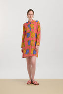 Kurta Corta - Big Flower Old Pink