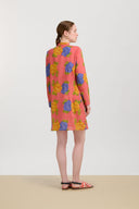 Kurta Corta - Big Flower Old Pink