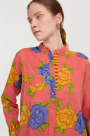 Kurta Corta - Big Flower Old Pink