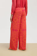 Pantaloni Theresa - Damask Design Orange