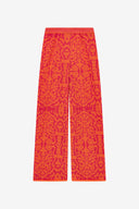 Pantaloni Theresa - Damask Design Orange