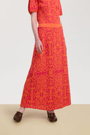 Gonna Theresa - Damask Design Orange