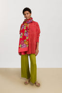 Ube Shirt - Mini Stripes Red