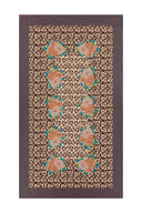 Telo Cotone 140X240Cm - Arabesque Corolla Natural Coffee