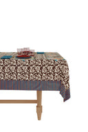 Telo Cotone 140X240Cm - Arabesque Corolla Natural Coffee