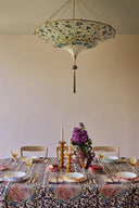 Telo Cotone 180X180Cm - Arabesque Corolla Natural Coffee