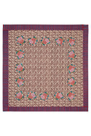 Trapunta Reversibile 250X270Cm - Arabesque Corolla Natural Coffee