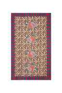 Trapunta Reversibile 110X180Cm - Arabesque Corolla Natural Coffee