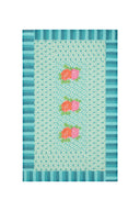 Trapunta Reversibile 110x180 cm - Hima Big Flower Turquoise