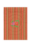 Trapunta Reversibile 70x110 cm - Hima Big Flower Turquoise