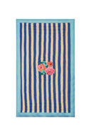 Trapunta Reversibile 110X180Cm - Nizam Stripes Blue Natural