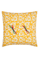 Federa Cotone 45X45Cm - Arabesque Corolla Gold Natural