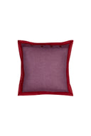 Federa Organza 45x45 cm - Dust Violet Cherry Red