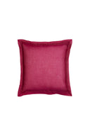 Federa Organza 45x45 cm - Leaves Green Purple