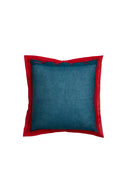 Federa Organza 45x45 cm - Peacock Red
