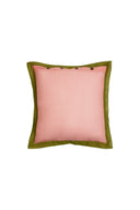 Federa Organza 45x45 cm - Peach Leaves Green