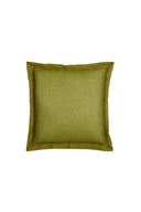 Federa Organza 45x45 cm - Peach Leaves Green
