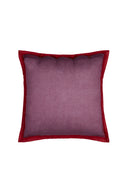 Federa Organza 60x60 cm - Dust Violet Cherry Red