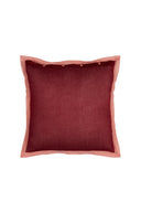 Federa Organza 60x60 cm - Maroon Peach