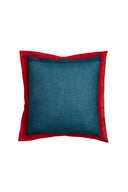 Federa Organza 60x60 cm - Peacock Red