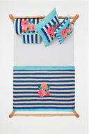Cuscino Cotone 30X40Cm - Nizam Stripes Blue Natural