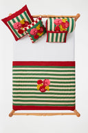 Cuscino Cotone 30X40Cm - Nizam Stripes Green Natural