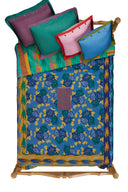 Copriletto Reversibile Gudri 220x250 cm - Three Flower Pervinch