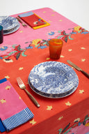 Telo Mussola Di Cotone 220x220 cm - Indonesian Red Rose