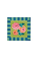 Tovagliolo Cotone 50x50 cm - Nizam Flower Acid Green