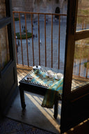 Lisa Corti x The Socialite Family - Tovagliolo Cotone 50x50 cm Tiger Light Blue