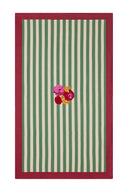 Telo Cotone 140X240Cm - Nizam Stripes Green Natural