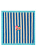 Telo Cotone 180X180Cm - Nizam Stripes Blue Natural