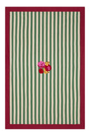 Telo Cotone 180X270Cm - Nizam Stripes Green Natural