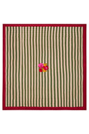 Trapunta Reversibile 250X270Cm - Nizam Stripes Green Natural