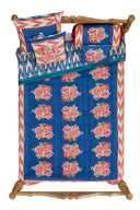 Trapunta Reversibile 220x270 cm - Nina Rose Blue