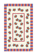 Telo Cotone 140x240 cm - Ortensia Red Gold