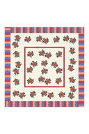 Telo Cotone 180x180 cm - Ortensia Red Gold