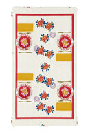 Telo Cotone 180x180 cm - Ortensia Red Gold