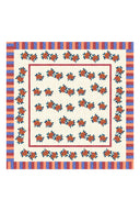 Telo Cotone 220x220 cm - Ortensia Red Gold