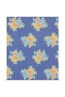 Outdoor fabric - Big corolla royal blue