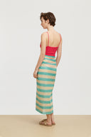 Pareo - Issimo X Lisa Corti Bouganville Stripes White Veronese